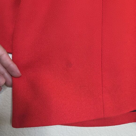 CRISCIONE Vintage 80's Red And Black Blazer Jacket Velvet Appliqué Size XL - Picture 14 of 15